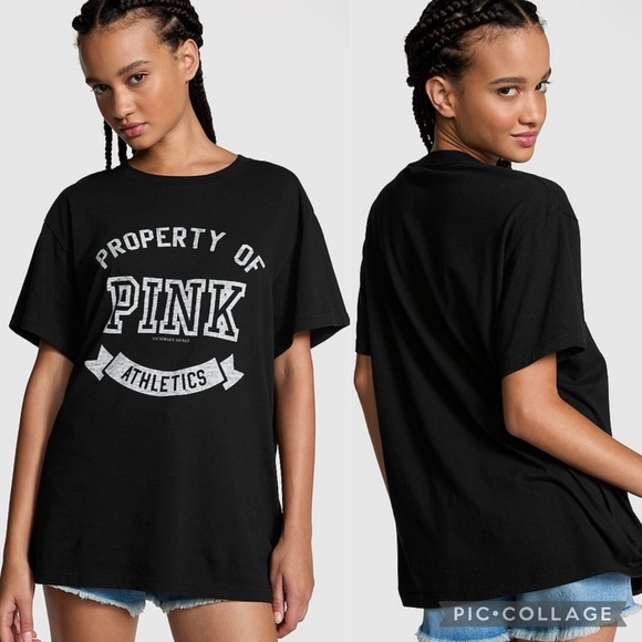 PINK CAMPUS COTTON TEE - Picture 1 of 1